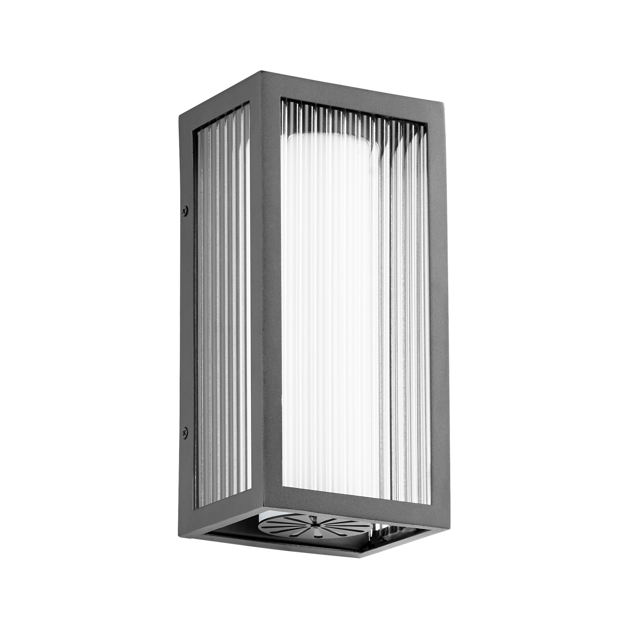 Photos - Floodlight / Street Light Maestro Quorum International 9717-6  12" Tall LED Outdoor Wall Sconce Noir Outdoor Lighting Wall Sconces 9717-6-69 