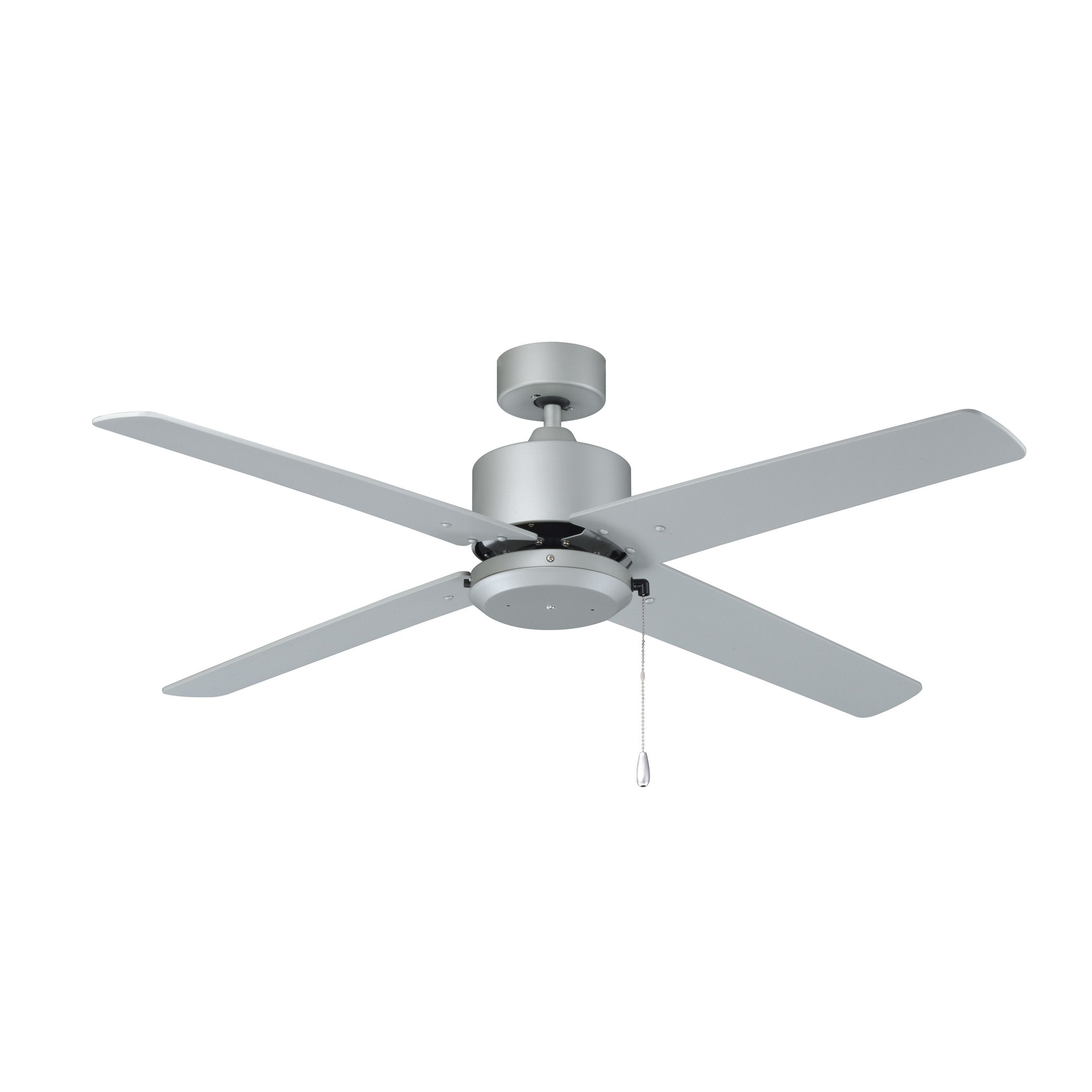 Photos - Fan A&D RP Lighting and  Aldea VIII Aldea VIII 52" 4 Blade Indoor / Outdoor Energy Star Ceiling Fan Brushed Pewter / Brushed Pew 