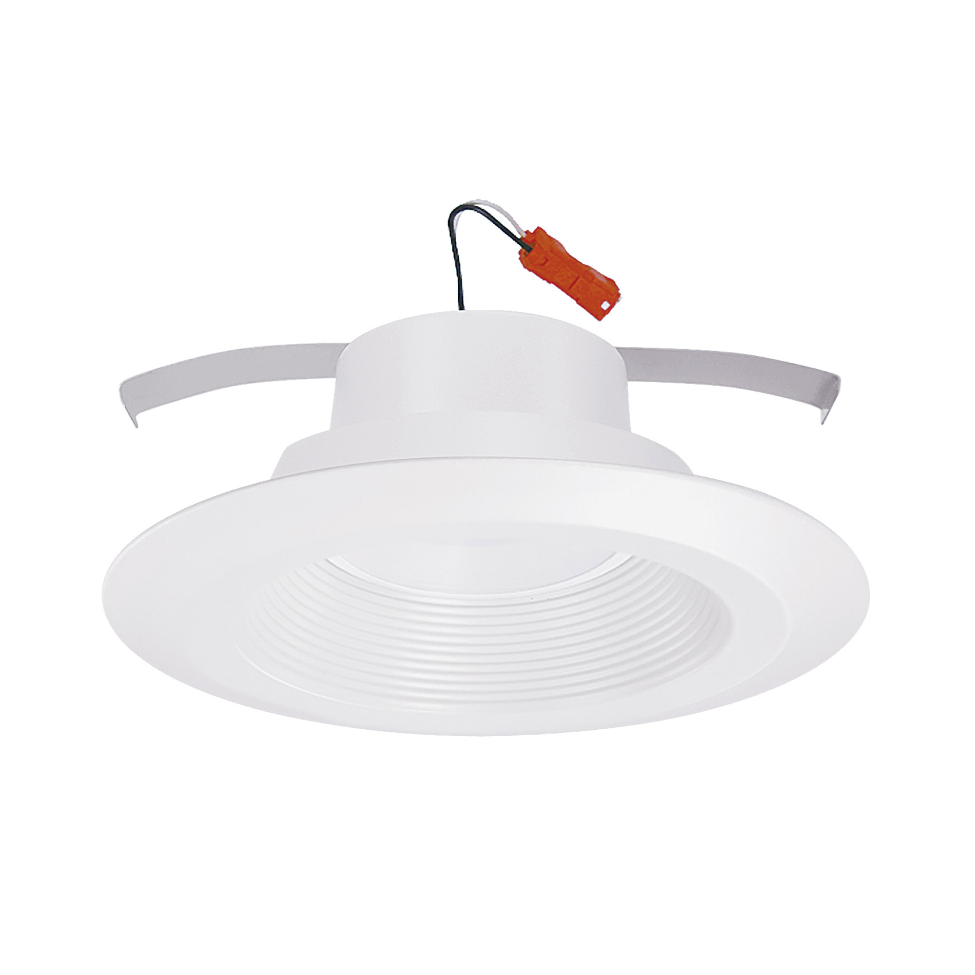 Photos - Chandelier / Lamp RP Lighting and Fans 8763-90-3K 4" LED Recessed Reflector Trim White Indoor Lighting Ceiling Fixtures Flush Mount 8763WH-90