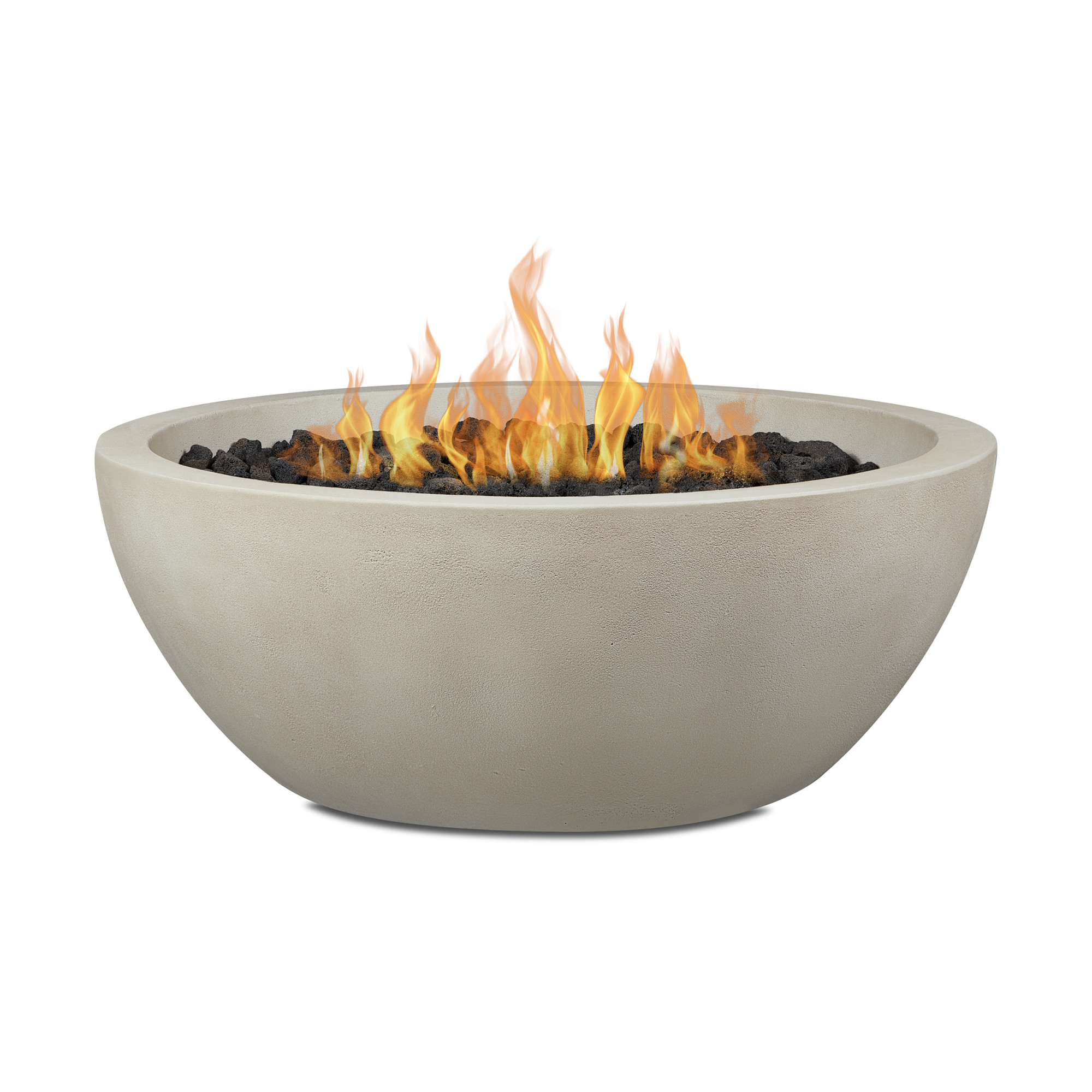 Photos - Garden Furniture RealFlame Real Flame 131LP Redding 38 Inch Wide 60000 BTU Freestanding Liquid Propane Round Bowl Fire Pit by Jensen Co. Fog Outdoor He 