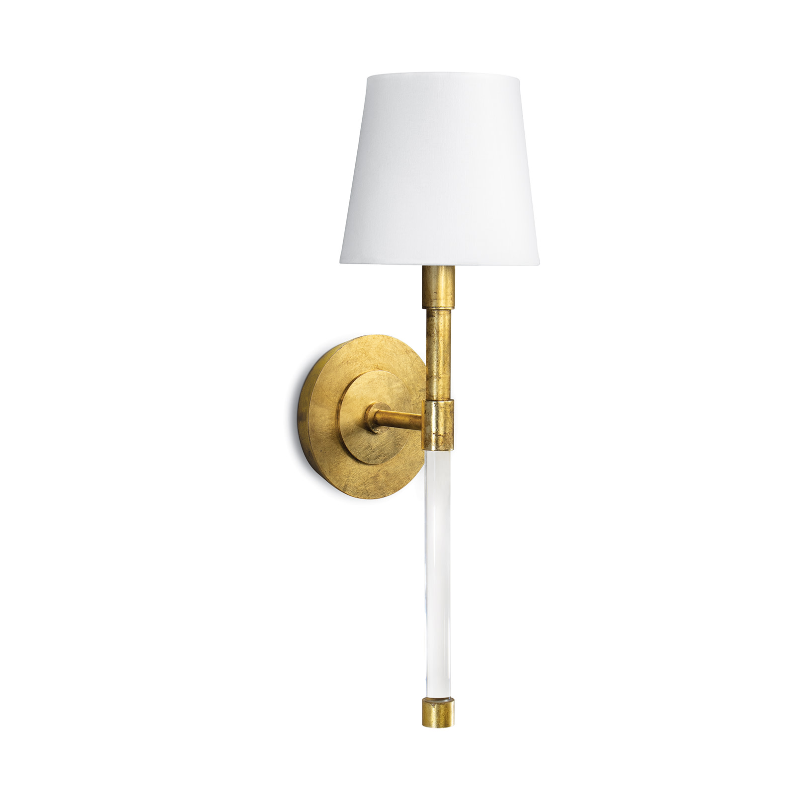 Photos - Chandelier / Lamp Leaf Regina Andrew 15-1168 Auburn 20" Tall Wall Sconce Gold  Indoor Lighting Wall Sconces 