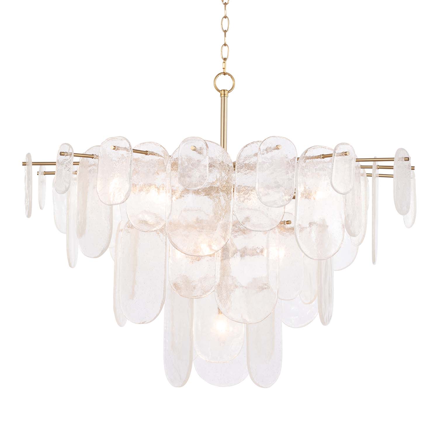 Photos - Chandelier / Lamp ECHO Regina Andrew 16-1434  10 Light 38" Wide Chandelier Natural Brass Indoor Lighting Chandeliers 16-1434NB 