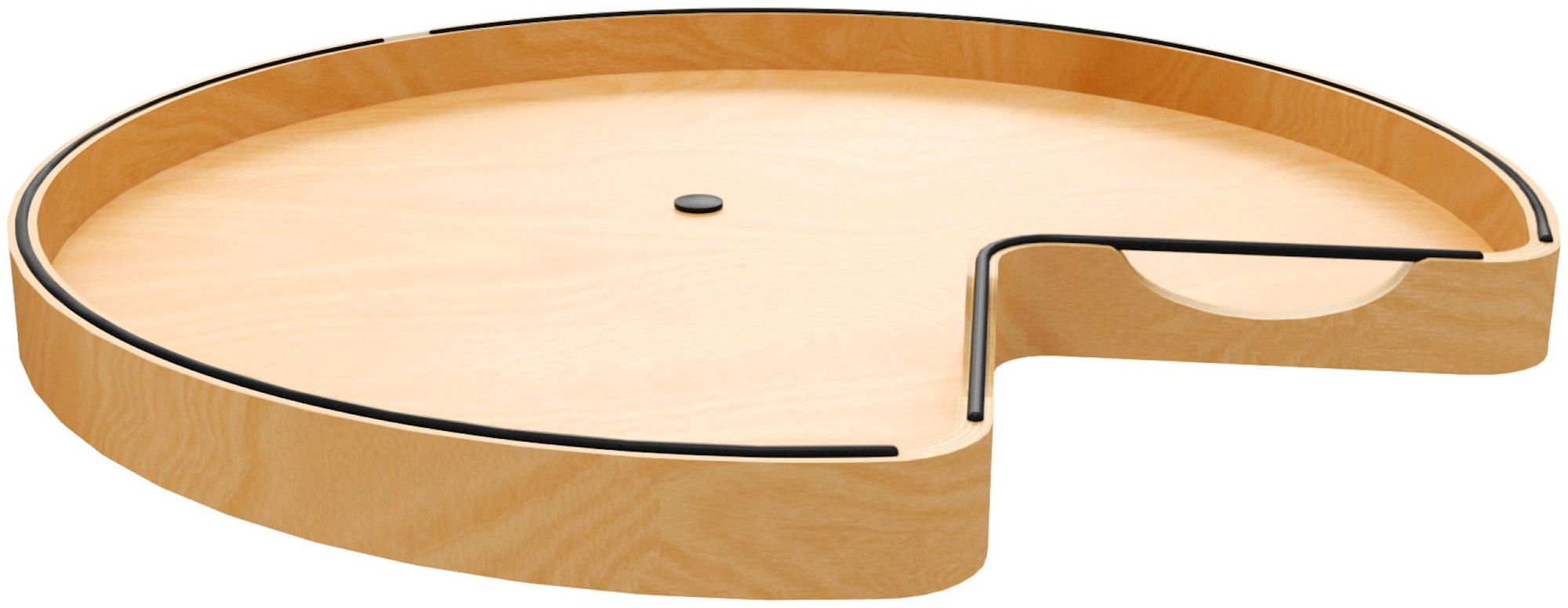 Photos - Wall Shelf Craftsman Rev-A-Shelf 4CC-401-28BS-1  26" Diameter Kidney Shaped Single Lazy Susan with Swivel Bearing for 33" Base Corner Ca 