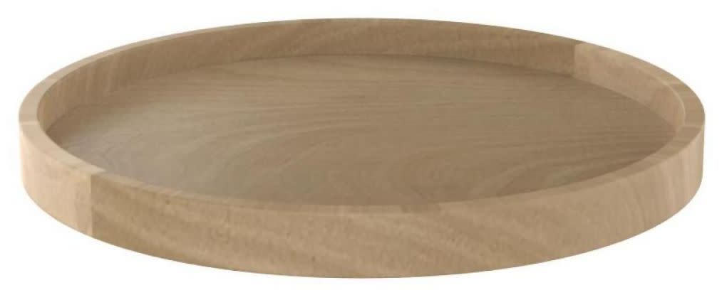 Rev-A-Shelf 4WLS001-18-B52 Wood Classics Single 1 Shelf 18" Full Circle Lazy Susan with Swivel Bearing Base for Corner Wall Cabinets Maple Storage and
