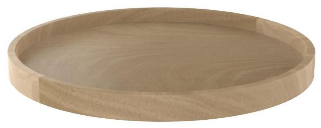Rev-A-Shelf 4WLS001-20-B52 Wood Classics 1 Shelf 20" Full Circle Lazy Susan with Swivel Bearing Base for Corner Wall Cabinets Maple Storage and