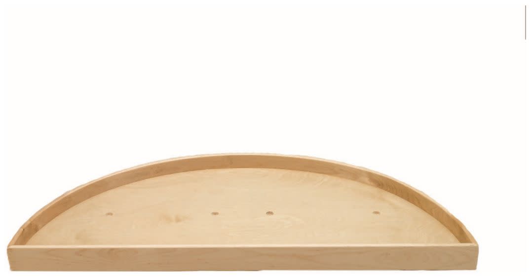 Rev-A-Shelf 4WLS801-32-52 Wood Classics 32" Wood 1 Shelf Half Moon Blind Corner Lazy Susan - Shelf ONLY Maple Kitchen Organizers Accessories and Parts