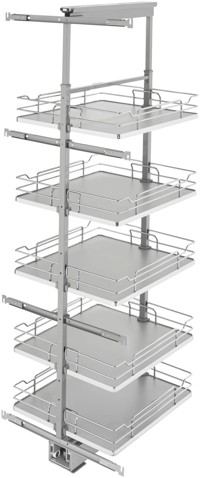 Photos - Furniture Hardware SOLID Rev-A-Shelf 5358-19 Contemporary 19"W x 58-1/4"H Soft Close  Shelf Pull Out Cabinet Pantry Organizer for Tall Pantry Ca 