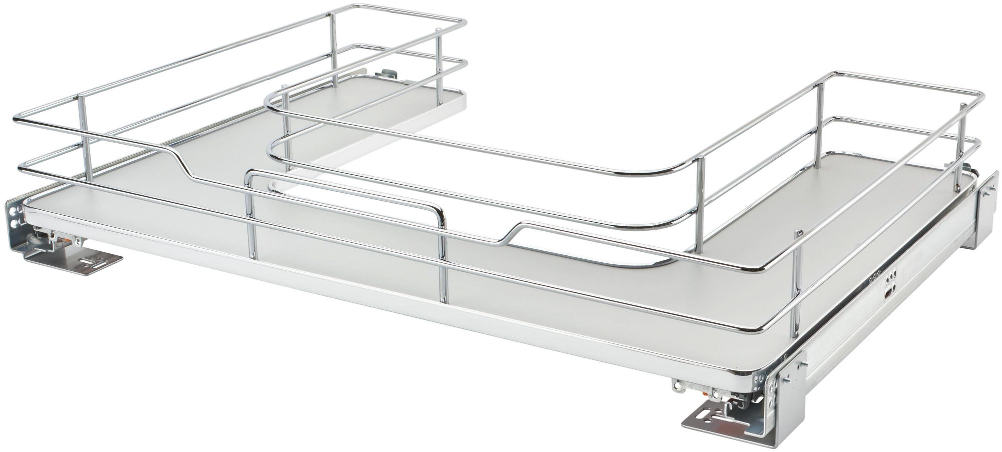 Photos - Furniture Hardware SOLID Rev-A-Shelf 5386-30BCSC Contemporary 29-11/16"W  Surface U Shaped Pull Out Under Sink Organizer for Sink Base Cabinets 