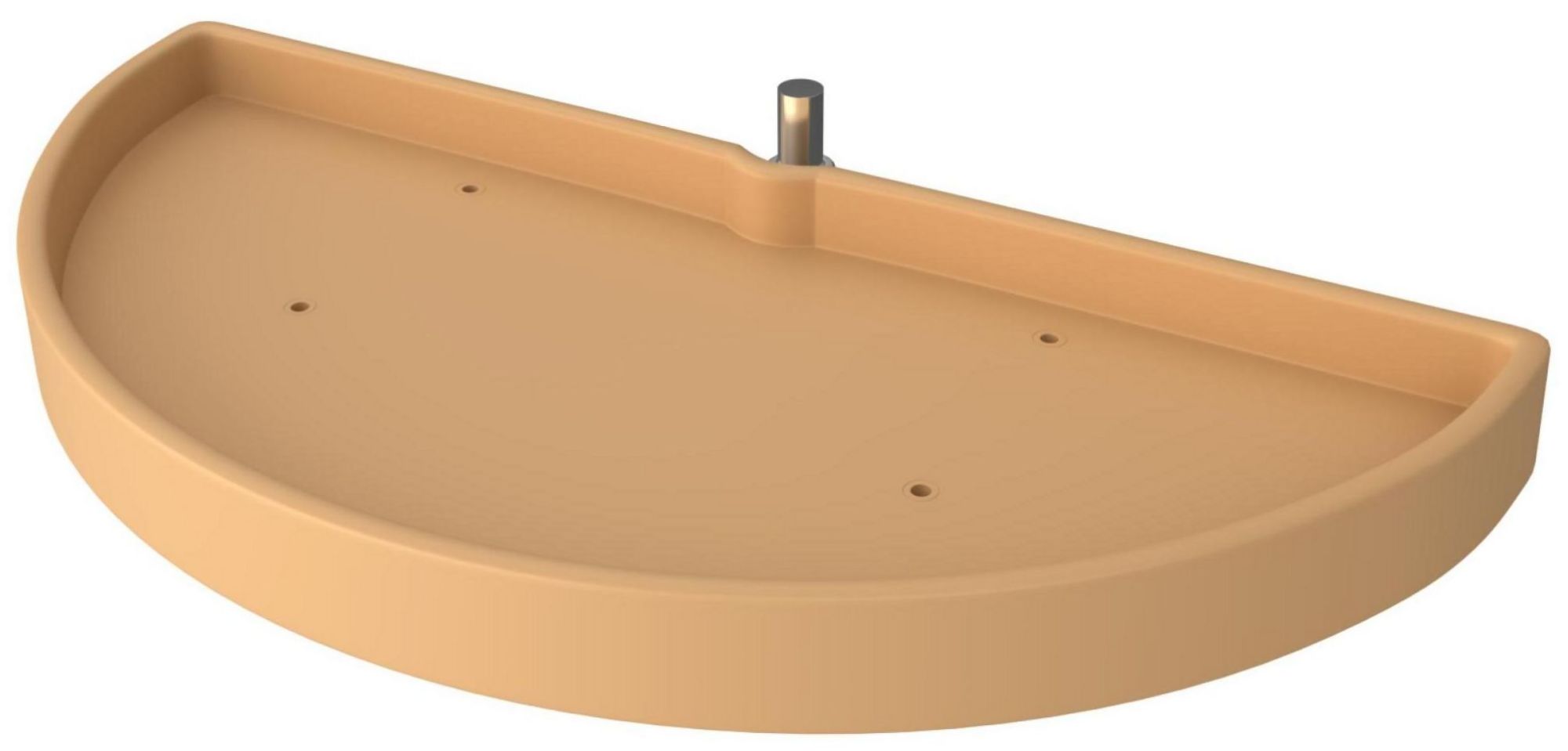 Photos - Wall Shelf Classic Rev-A-Shelf 6881-33-52  1 Shelf 33" Half Moon Pivot and Slide Lazy Susan for Blind Corner Cabinets Almond Storage and 