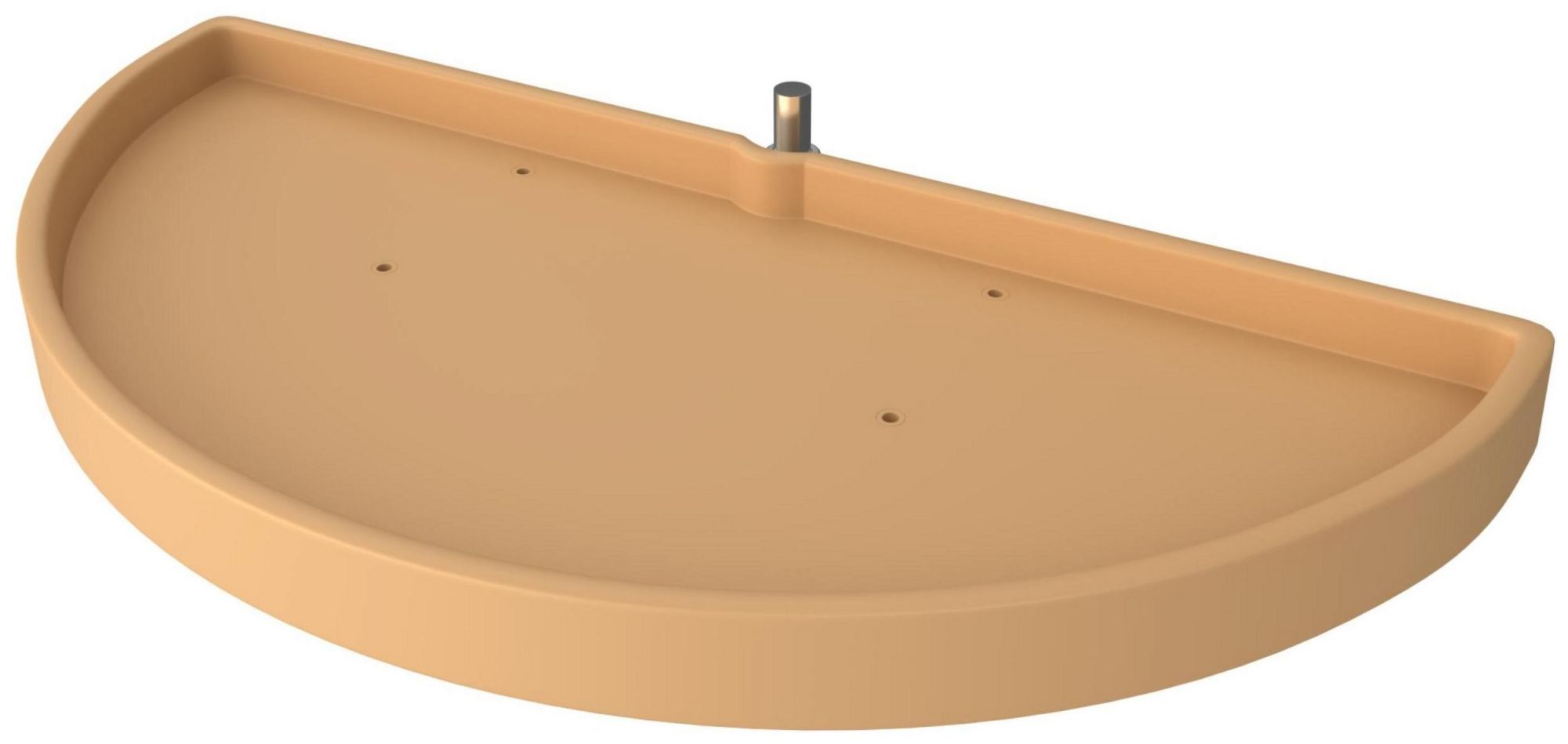 Rev-A-Shelf 6881-39-52 Classic 1 Shelf 39" Half Moon Pivot and Slide Lazy Susan for Blind Corner Cabinets Almond Storage and Organization Cabinet and