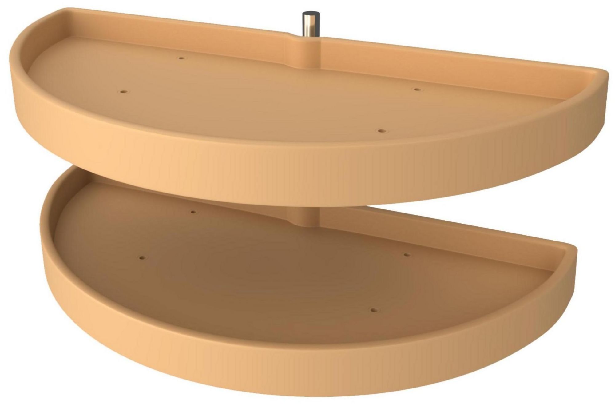 Photos - Wall Shelf Classic Rev-A-Shelf 6882-33-570  2 Tier 33" Half Moon Lazy Susan with Pivot and Slide Hardware for Blind Corner Cabinets Almo 