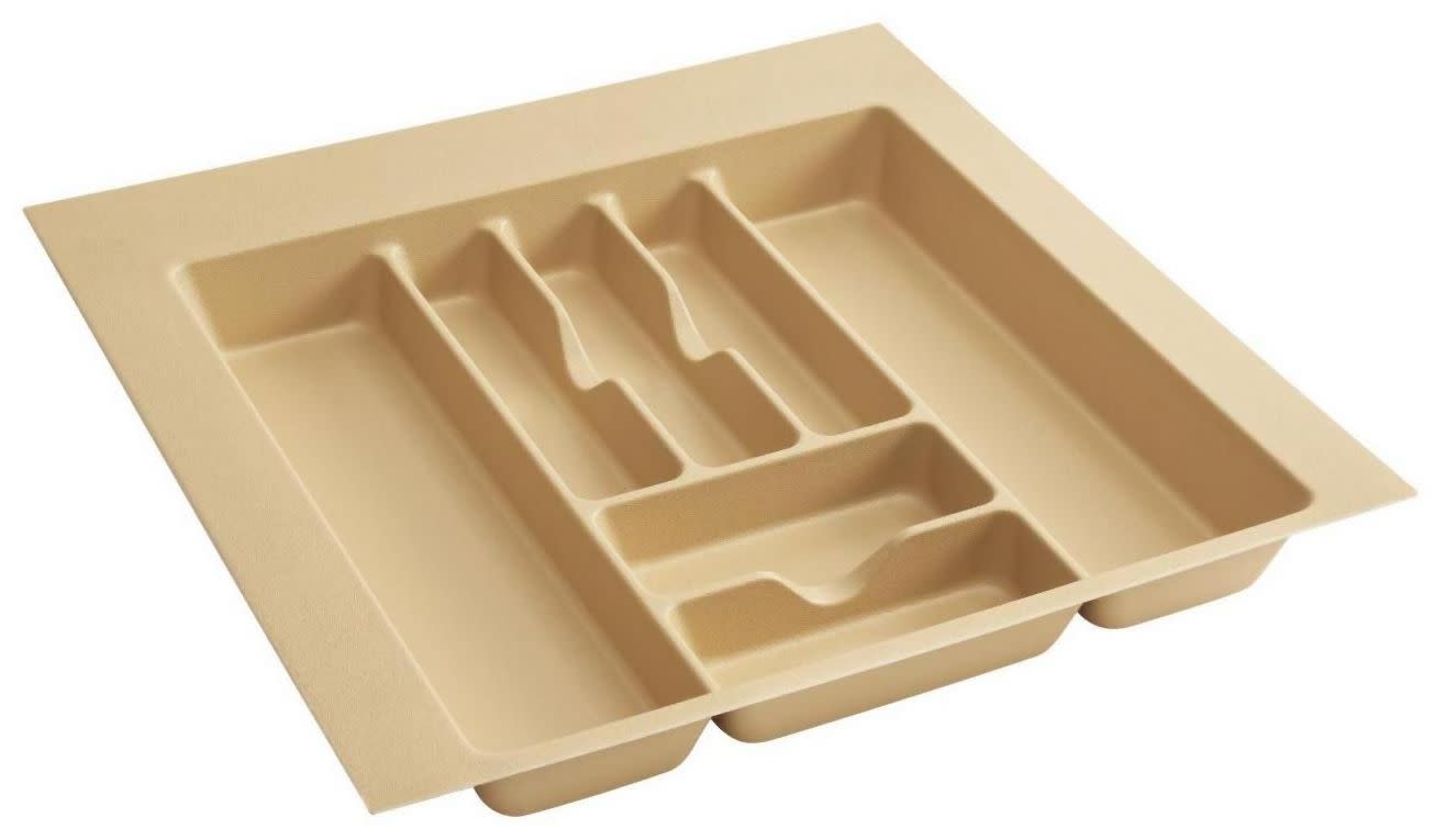 Photos - Furniture Hardware LINE Rev-A-Shelf CT-4-52 Value  21-3/4"W Polymer Trim to Fit Cutlery Silverware Tray Drawer Insert Organizer Almond Storage a 