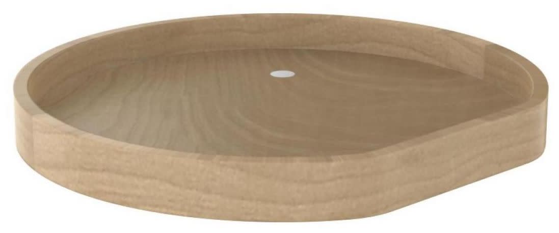 Rev-A-Shelf LD-4BW-201-20-1 Lazy Daisy 20" Diameter Single Lazy Susan Shelf - No Mount - Shelf ONLY Maple Kitchen Organizers Accessories and Parts