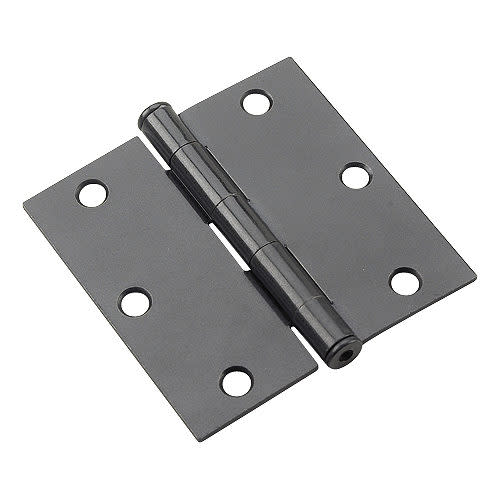 Photos - Other for Repair Richelieu 821-B 3-1/2 Inch x 3-1/2 Inch Plain Bearing Square Corner Mortise Door Hinge - Pair Black Door Hinge Plain Bearing 