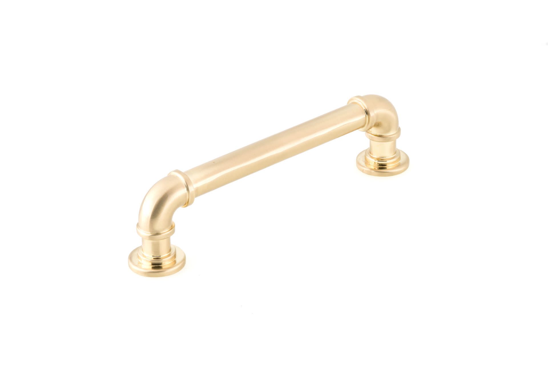 Photos - Furniture Hardware Richelieu BP2209128 5-1/16 Inch Center to Center Handle Cabinet Pull Satin Brass Cabinet Hardware Pulls Handle BP2209128160