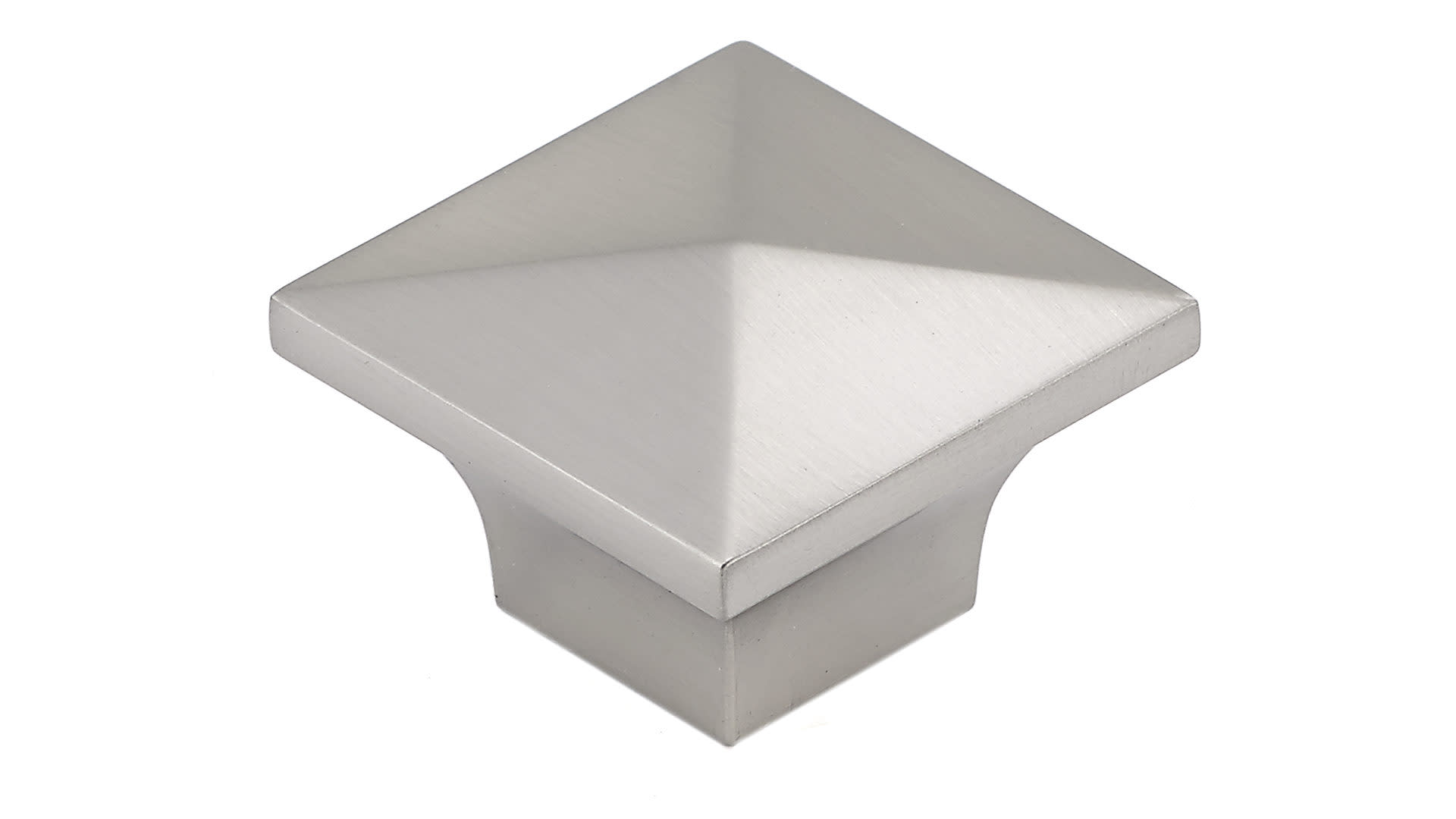 Photos - Furniture Hardware Richelieu BP53082 1-1/4 Inch Square Cabinet Knob Brushed Nickel Cabinet Hardware Knobs Square BP53082195 