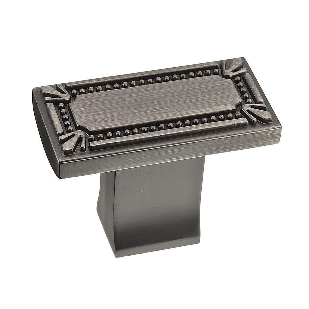Photos - Furniture Hardware Richelieu BP78033 Expression 1-11/16 Inch Rectangular Cabinet Knob Antique Nickel Cabinet Hardware Knobs Rectangular BP78033 