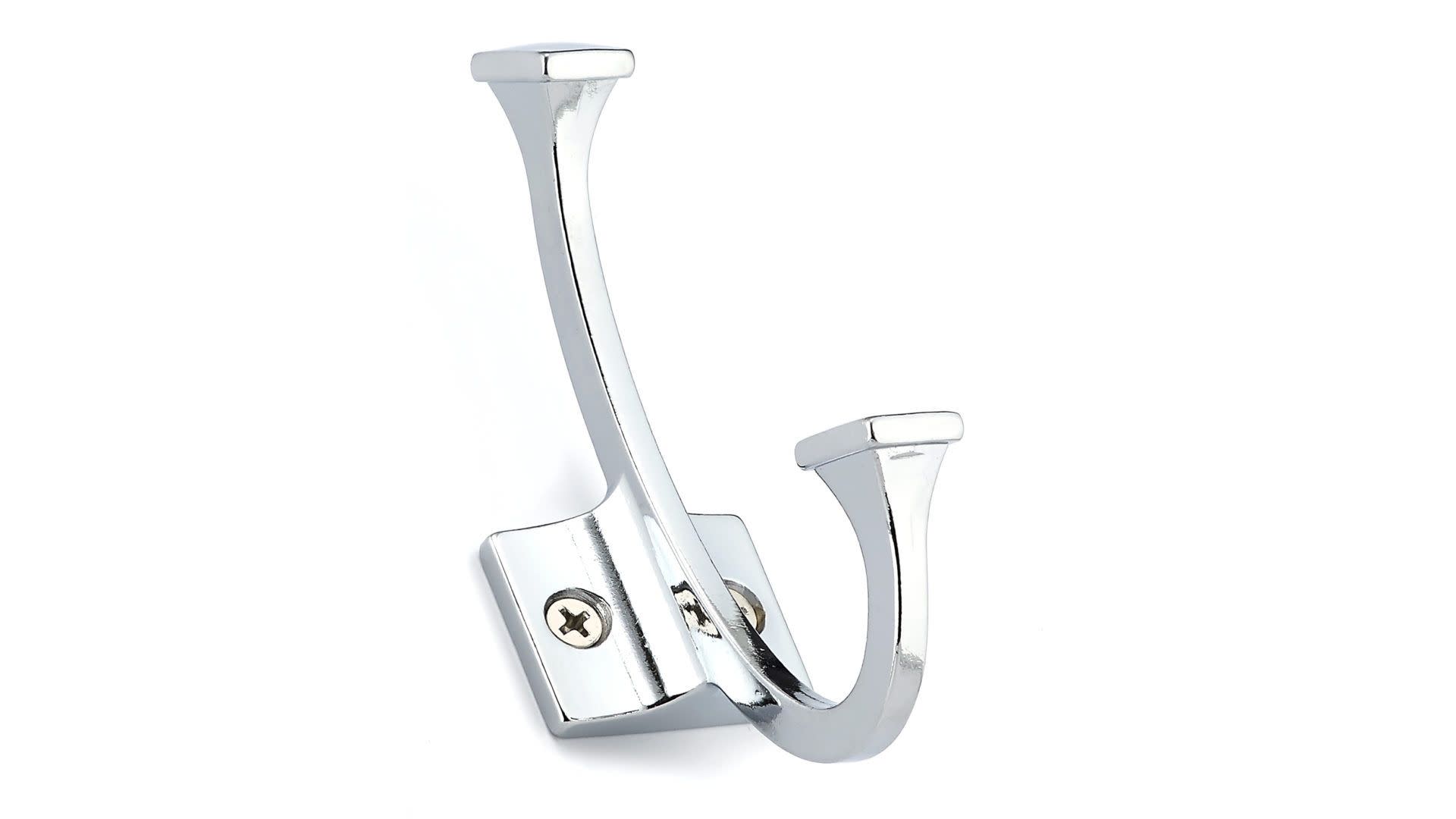 Photos - Towel Holder Richelieu NH025200 Double Robe Hook Chrome Bathroom Hardware and Accessories Bathroom Hardware Robe Hooks NH025200140 