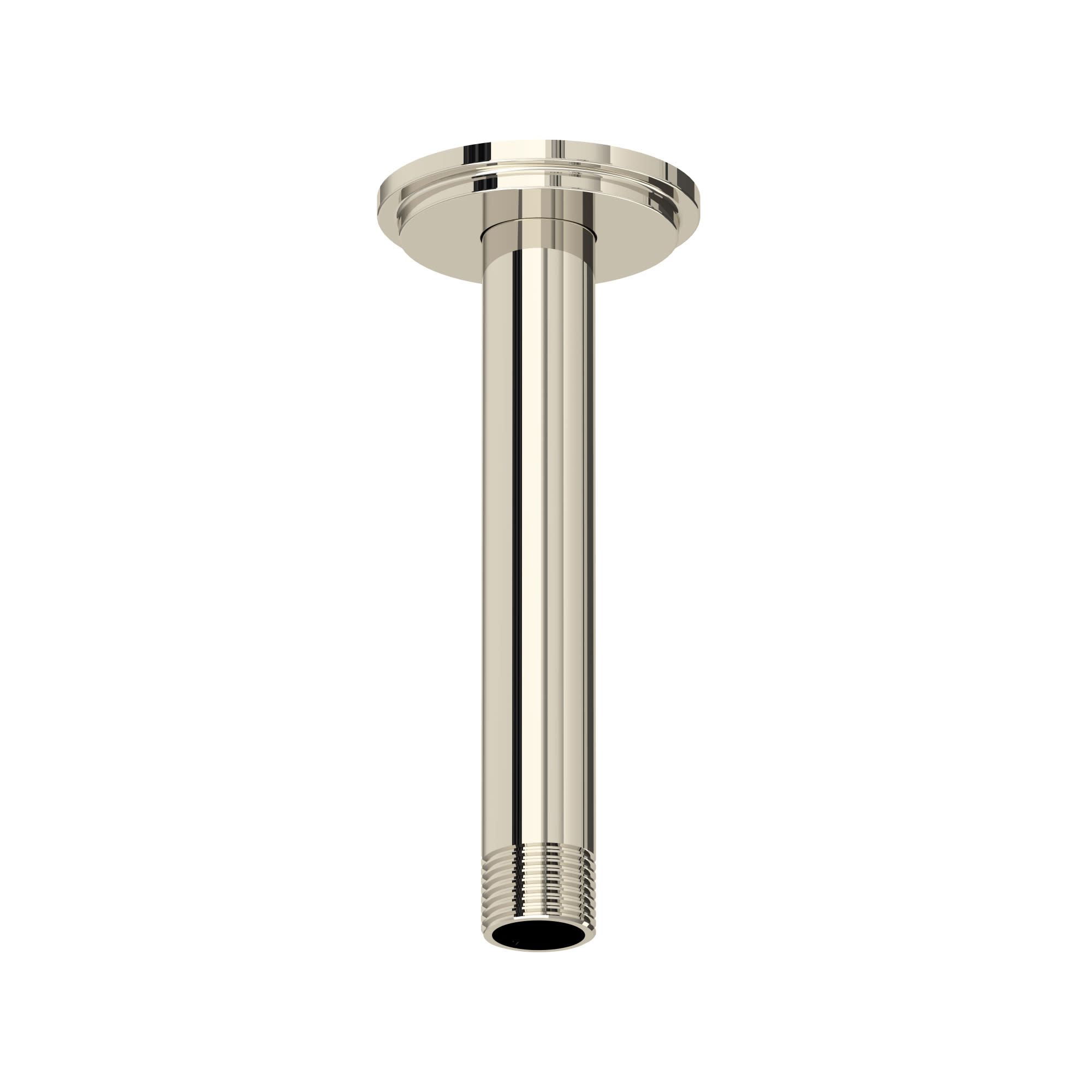 Photos - Shower Riser Rail & Head Holder Riobel 568 6" Ceiling Mount Shower Arm Polished Nickel Bath and Shower Accessories Shower Components Shower Arms 568PN 