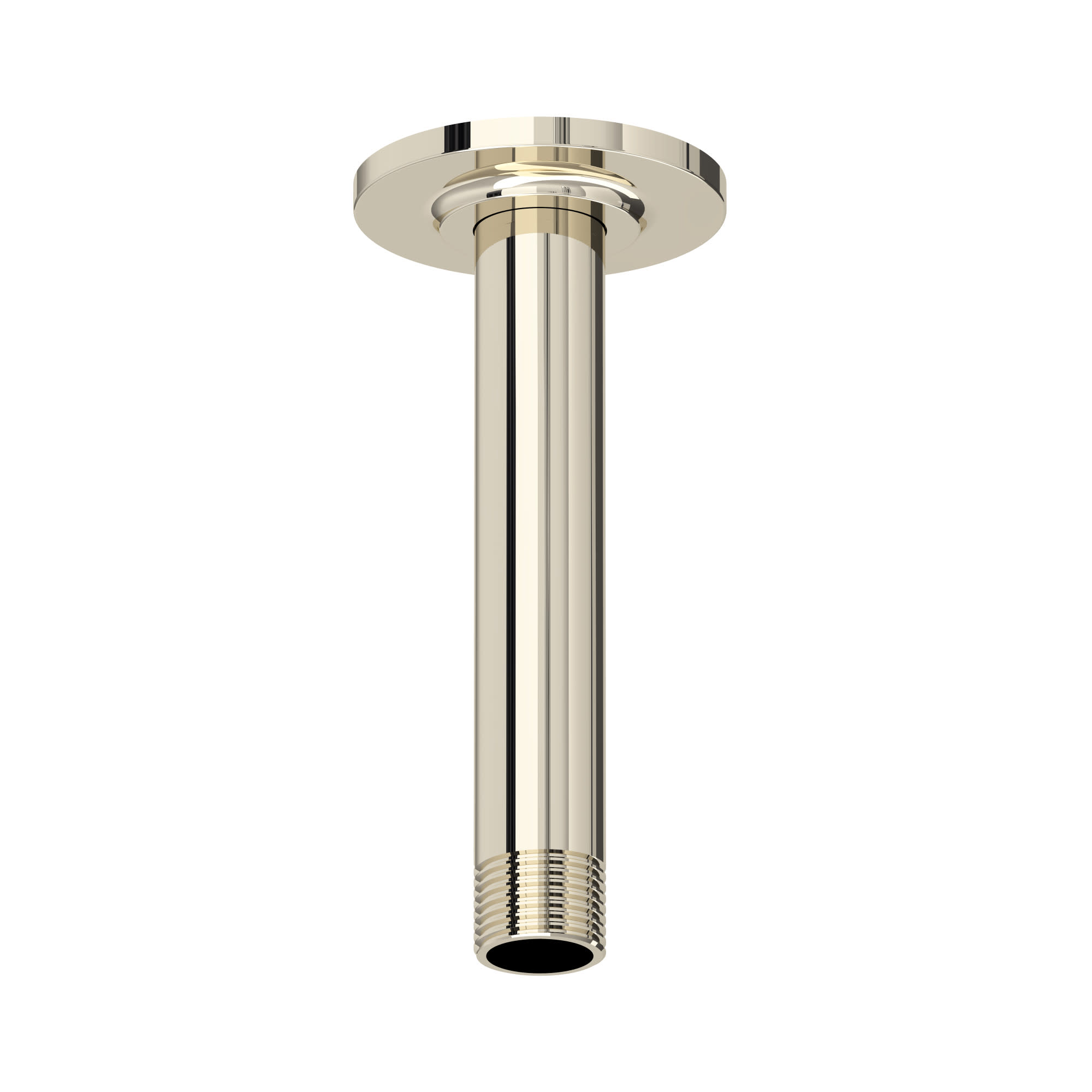 Photos - Shower Riser Rail & Head Holder Riobel 585 6" Ceiling Mount Shower Arm Polished Nickel Bath and Shower Accessories Shower Components Shower Arms 585PN 