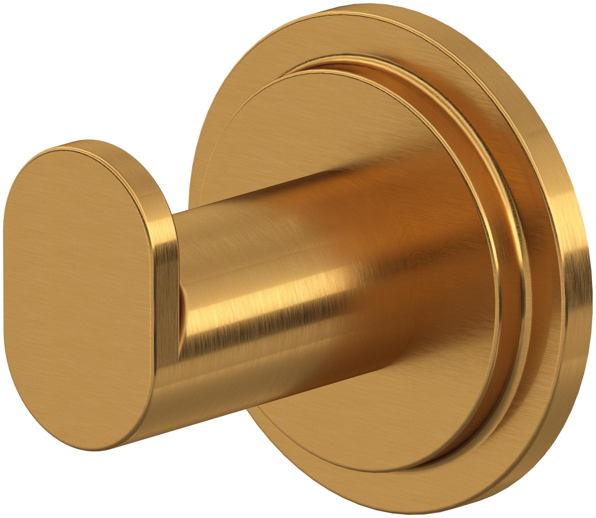 Photos - Towel Holder Riobel AA0 Arca Single Robe Hook Brushed Gold Bathroom Hardware and Accessories Bathroom Hardware Robe Hooks AA0BG 