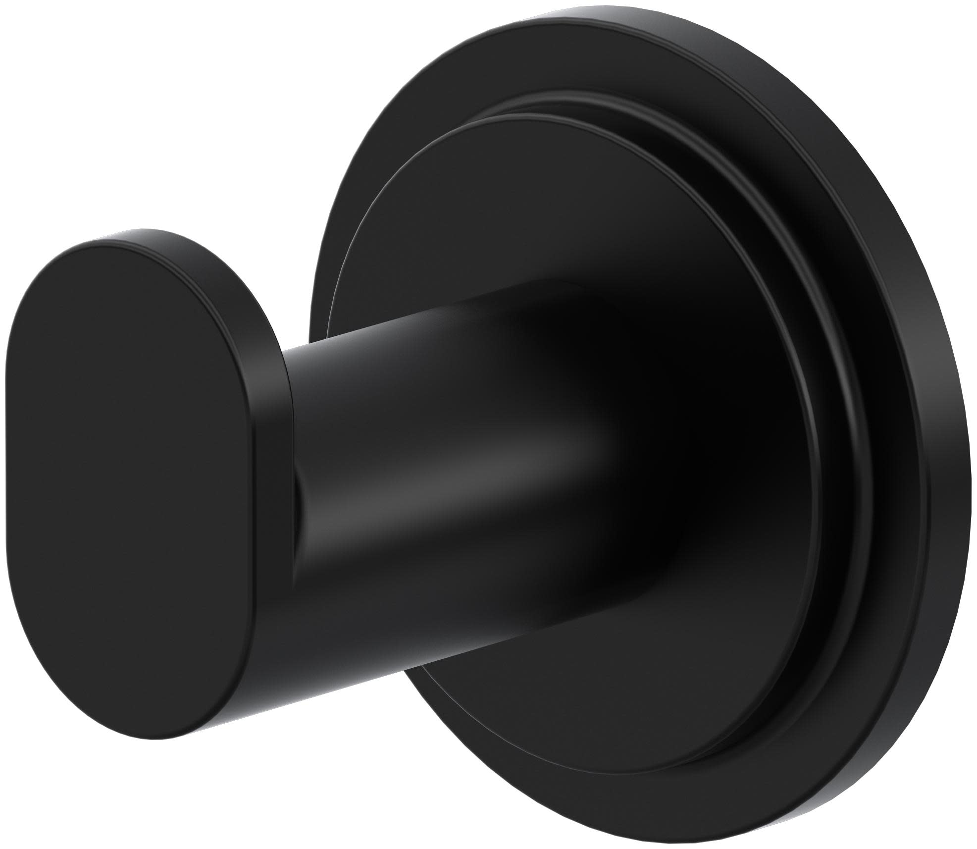 Photos - Towel Holder Riobel AA0 Arca Single Robe Hook Black Bathroom Hardware and Accessories Bathroom Hardware Robe Hooks AA0BK 