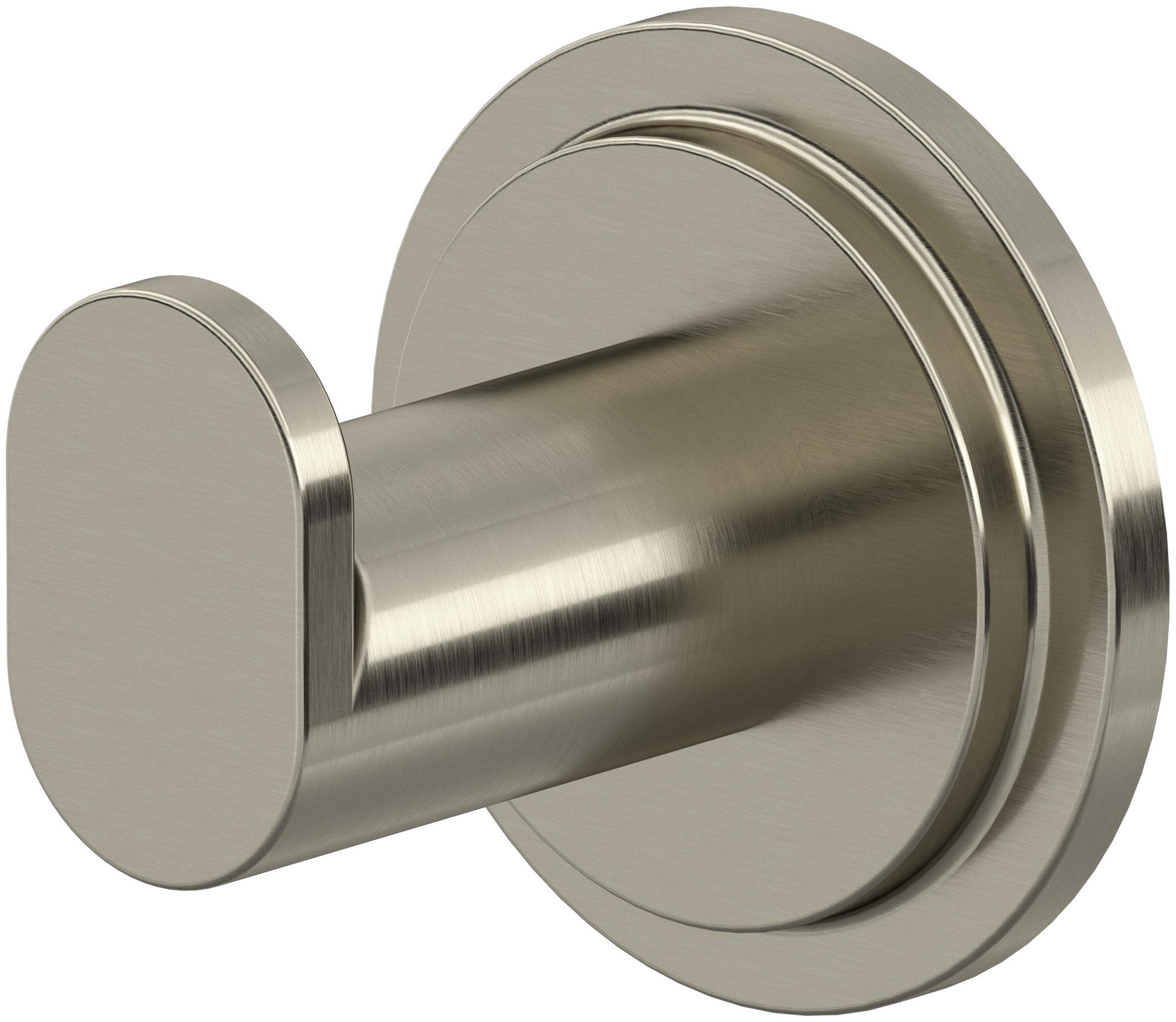 Photos - Towel Holder Riobel AA0 Arca Single Robe Hook Brushed Nickel Bathroom Hardware and Accessories Bathroom Hardware Robe Hooks AA0BN 