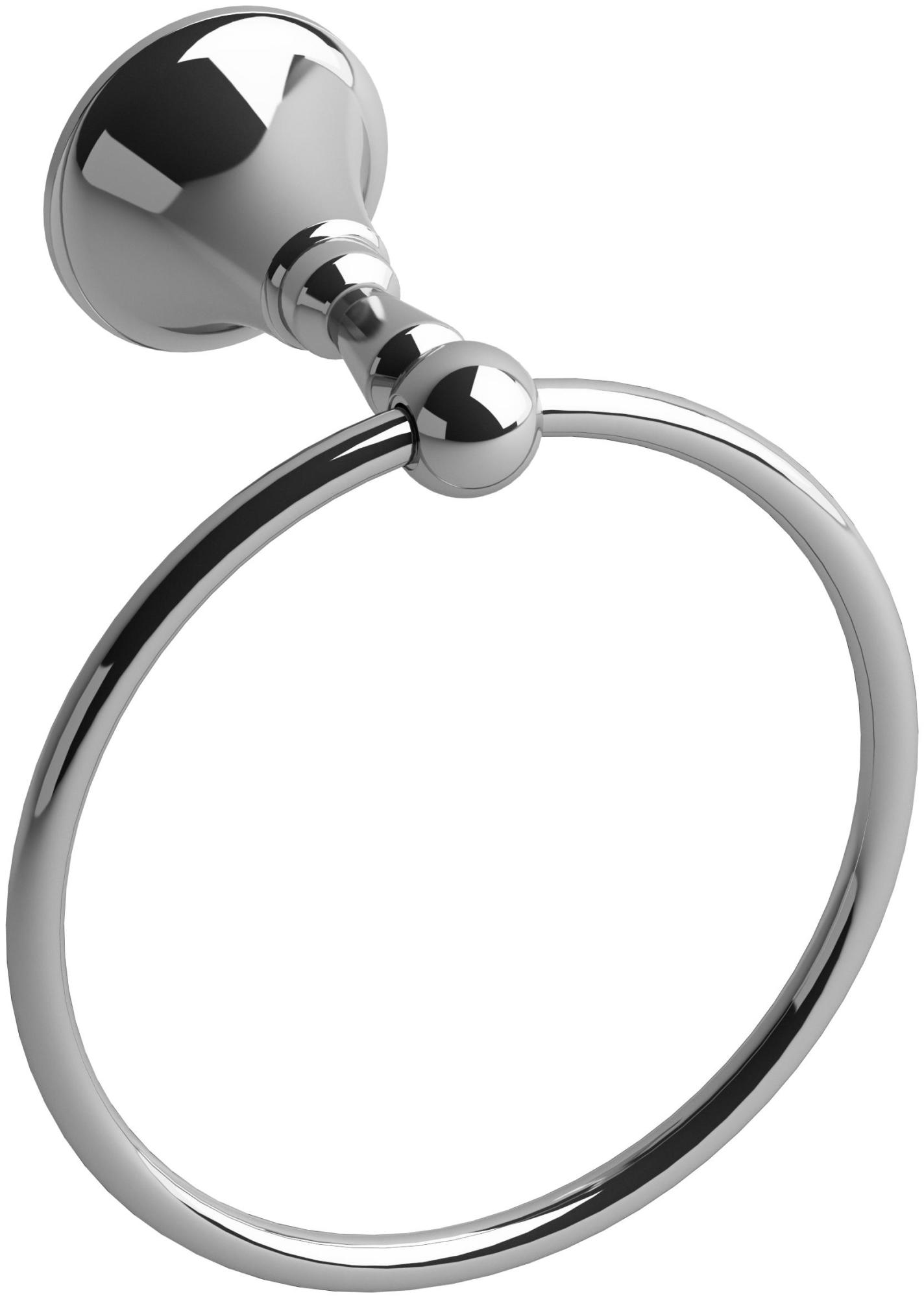 Photos - Towel Holder Riobel MM7 Momenti 6-1/4" Wall Mounted Towel Ring Chrome Bathroom Hardware and Accessories Bathroom Hardware Towel Rings MM7 