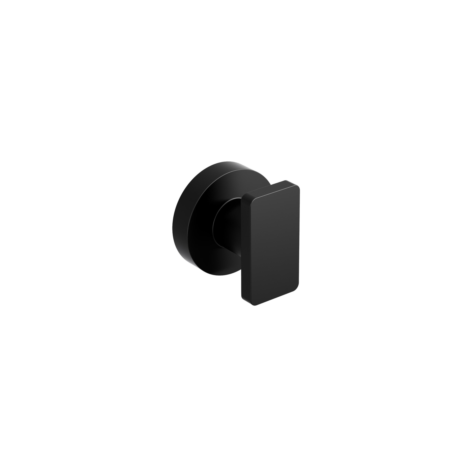Photos - Towel Holder Riobel PX0 Paradox Single Robe Hook Black Bathroom Hardware and Accessories Bathroom Hardware Robe Hooks PX0BK 