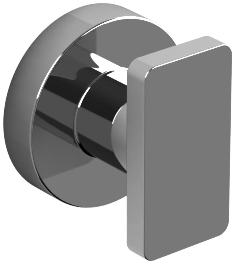 Photos - Towel Holder Riobel PX0 Paradox Single Robe Hook Chrome Bathroom Hardware and Accessories Bathroom Hardware Robe Hooks PX0C 