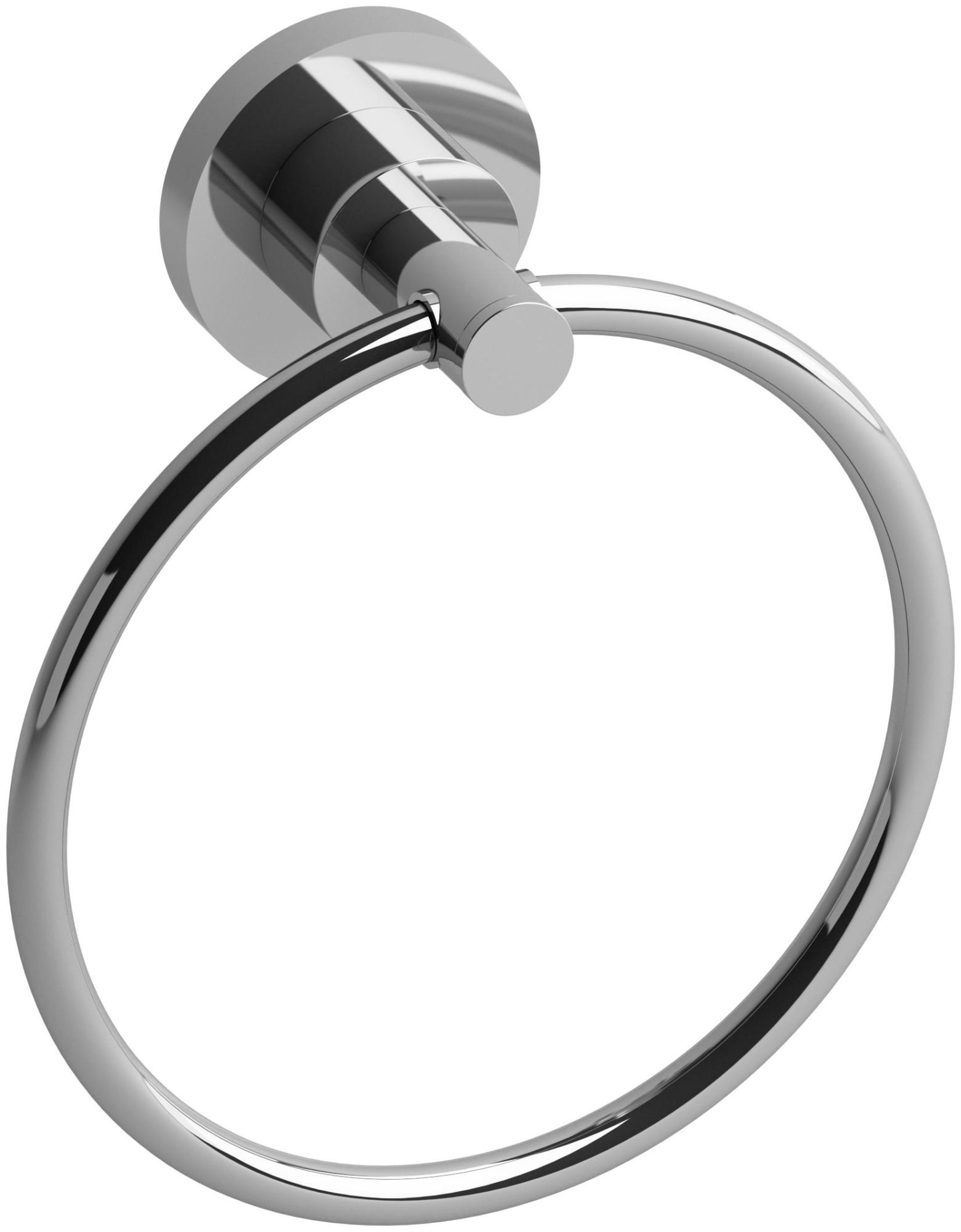 Photos - Towel Holder Riobel ST7 Star 6-1/4" Wall Mounted Towel Ring Chrome Bathroom Hardware and Accessories Bathroom Hardware Towel Rings ST7C 