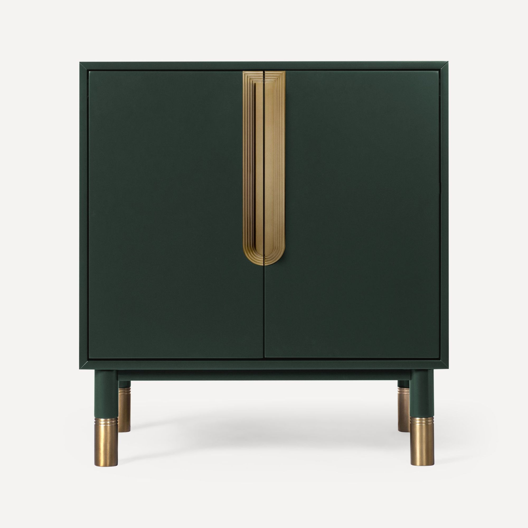 Photos - Washbasin cabinet Robern CVSM30 Islamorada 30" Single Free Standing Vanity Cabinet - Less Vanity Top Nori / Aged Brass Bathroom Storage Vanity
