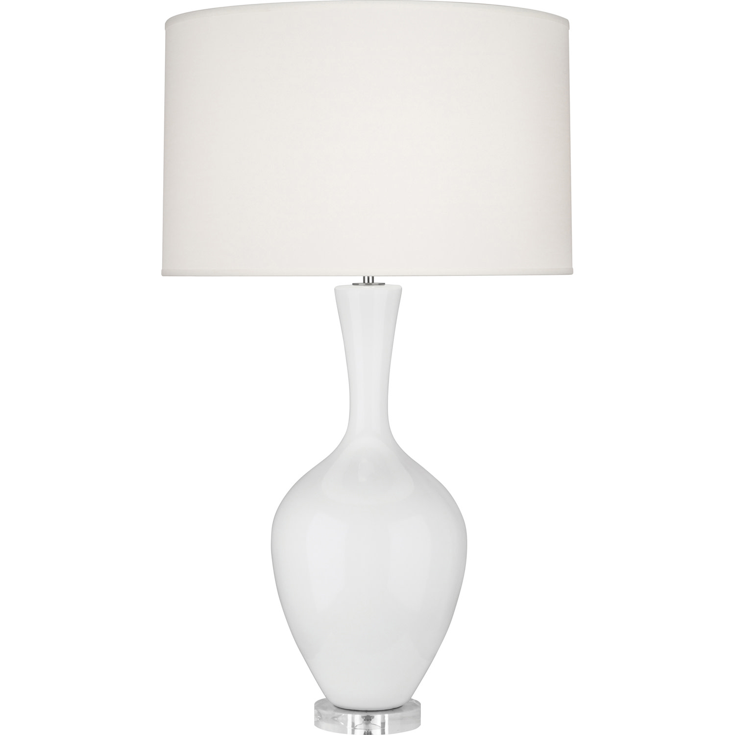 Photos - Desk Lamp Abbey Robert  Audrey TL Audrey 34" Tall Vase Table Lamp with White Fabric Shade Lily Lamps Table Lamps LY980 