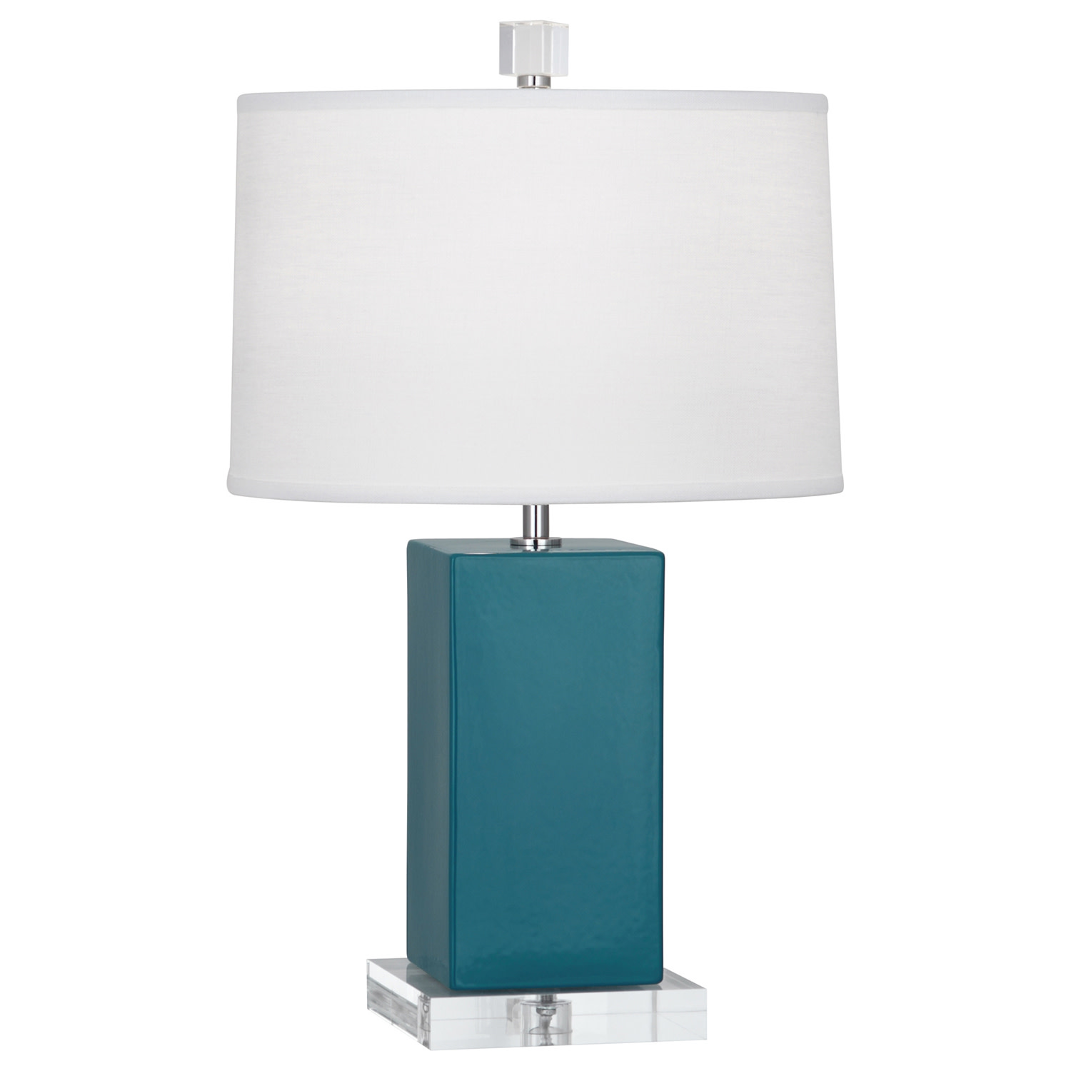 Photos - Desk Lamp Abbey Robert  Harvey AL Harvey 19" Tall Buffet Table Lamp with White Fabric Shade Peacock Lamps Table Lamps PC990 