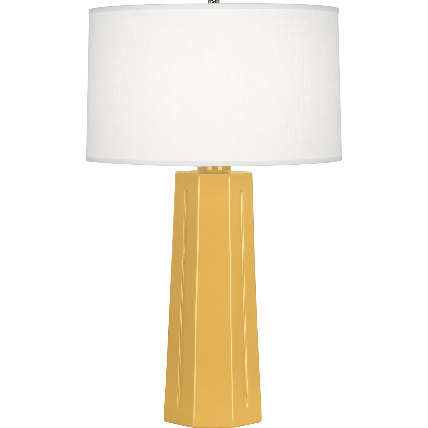 Photos - Desk Lamp Abbey Robert  Mason TL Mason 26" Tall Buffet Table Lamp with Linen Shade Sunset Yellow Lamps Table Lamps SU960 