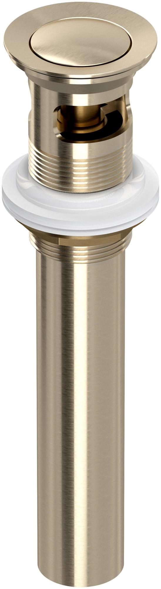 Photos - Pipe Trap ROHL 0127DOF 1-1/4" Push Drain Assembly Satin Nickel Sink Accessories and Parts Bathroom Sink Parts Drain Assemblies 0127DOF 