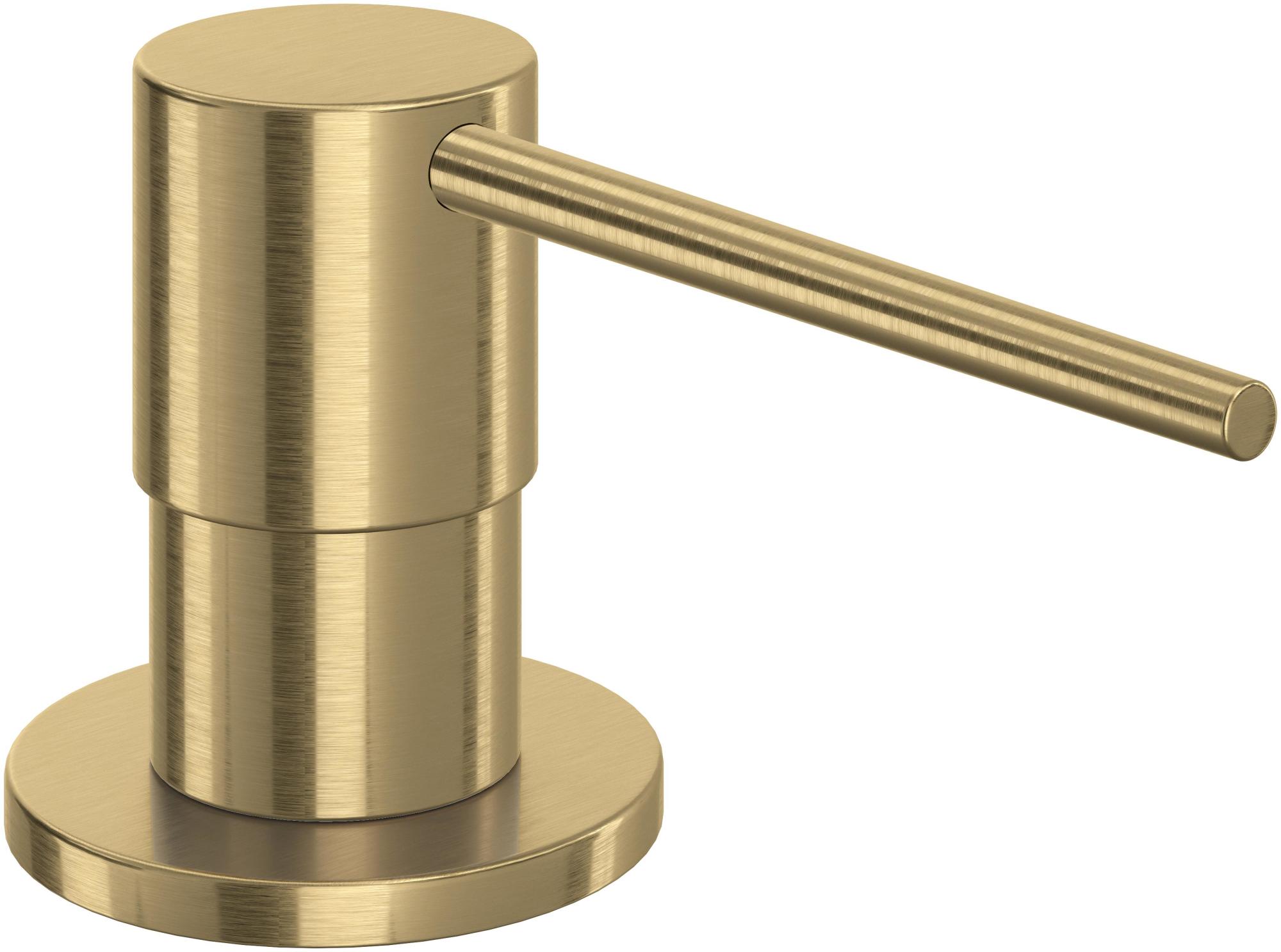 Photos - Tap Hidden Part ROHL 0180SD Deck Mounted Soap Dispenser with 8.5 oz Capacity Antique Gold Faucet Accessories and Parts Kitchen Sink Accessor 