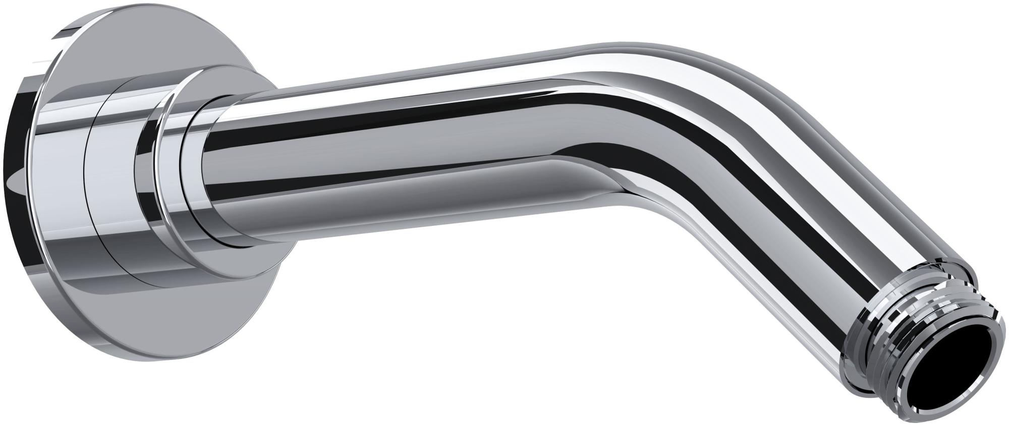 Photos - Shower Riser Rail & Head Holder ROHL 70127SA Tenerife 6-13/16" Wall Mounted Shower Arm and Flange Polished Chrome Bath and Shower Accessories Shower Compone