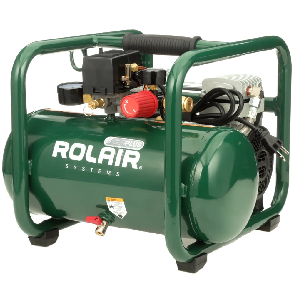Photos - Air Compressor AiR Rolair Systems JC10PLUS 1 HP 2.5 Gal 125 Max PSI Single-Stage Portable Electric  Reciprocating  Compressor Powe (115 Volt)