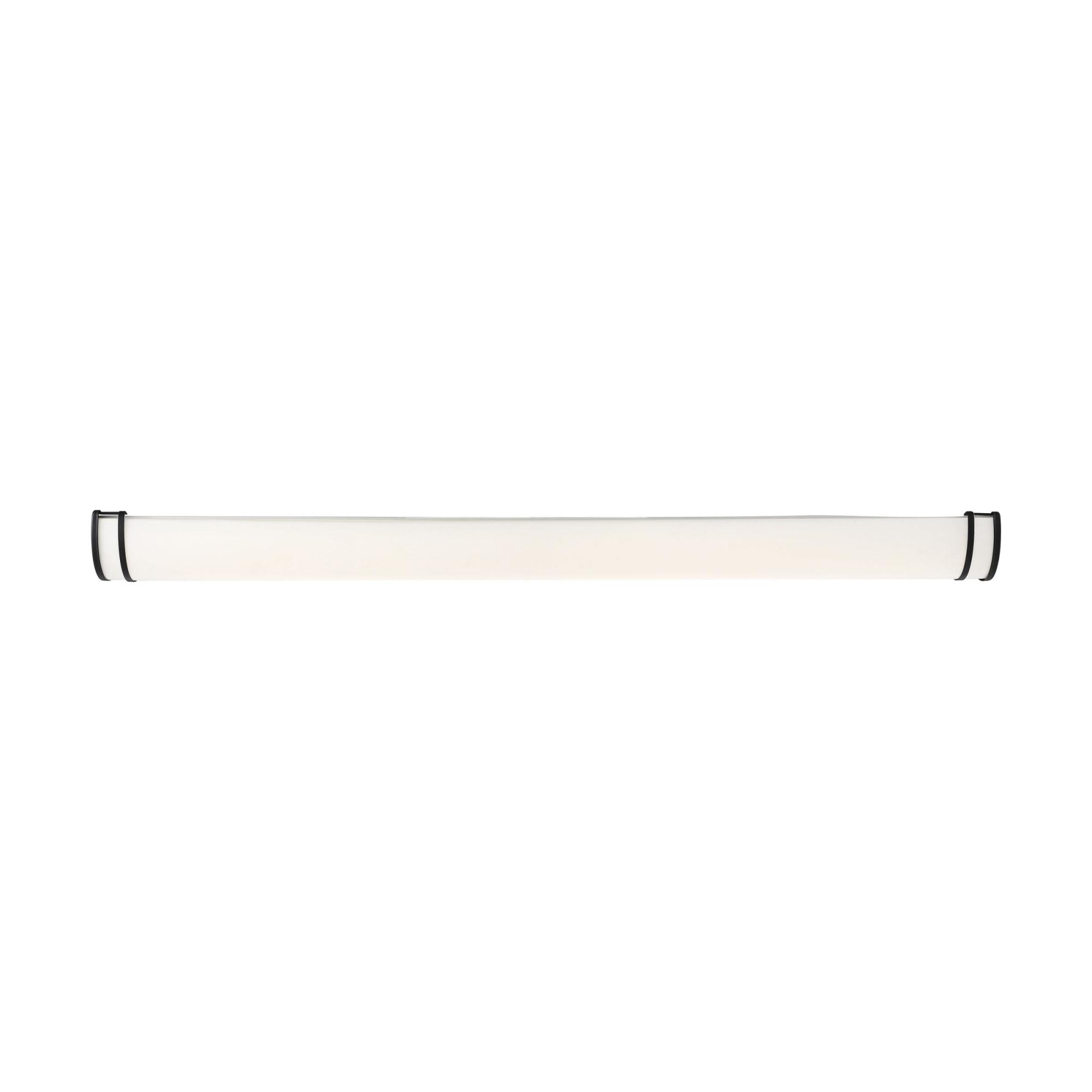 Roseto NVBF14107 Boundless 49" Wide LED ADA Bathroom Bath Bar with Adjustable Color Temperature Matte Black Indoor Lighting Bathroom Fixtures Bath Bar