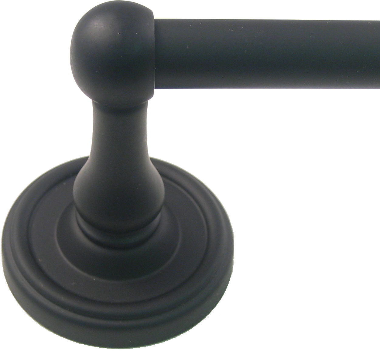 Photos - Towel Holder Hardware Rusticware 8224 24" Towel Bar with Backplate from the Midtowne Collection Black Bathroom  and Accessories Bathroom H 