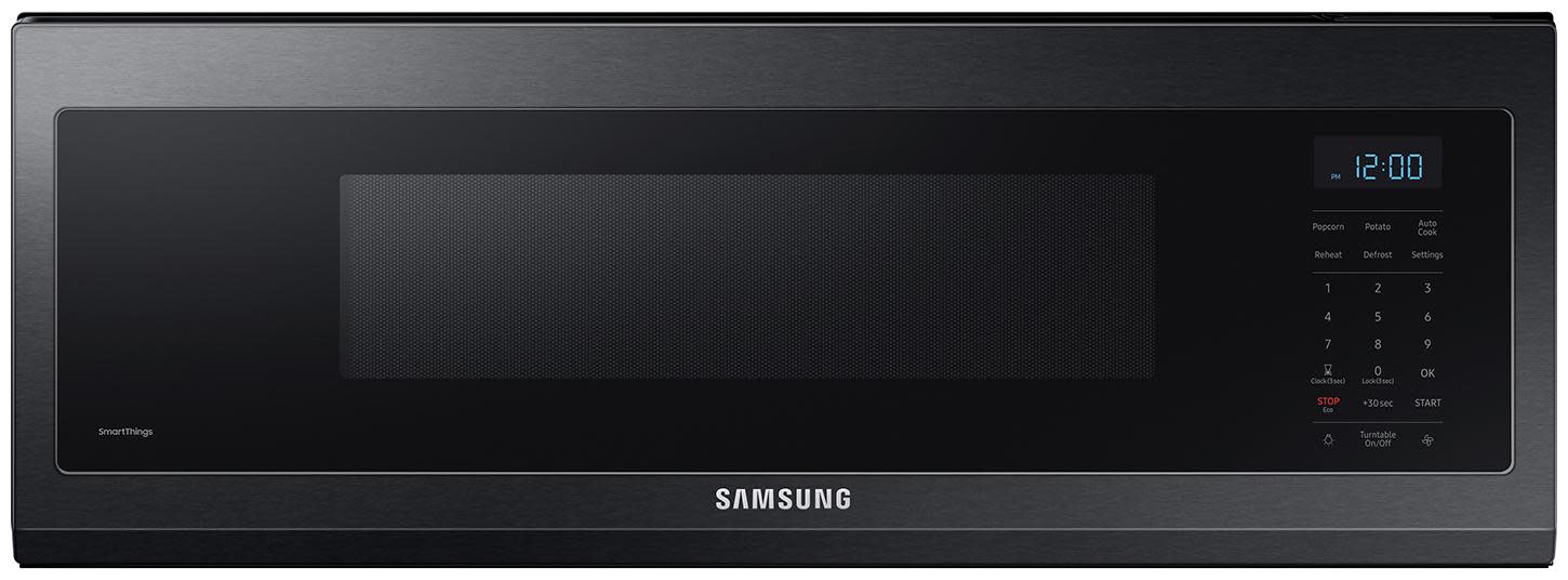 Photos - Microwave Samsung ME11A7510 30 Inch Wide 1.1 Cu. Ft. 1100 Watt 400 CFM Over the Range  with Wi-Fi Matte Black Stainless Cooki 