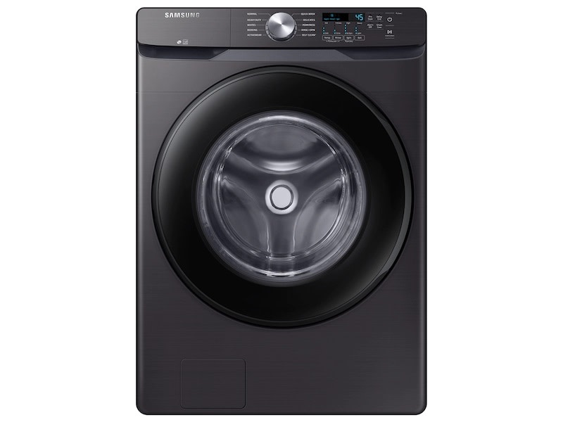 Photos - Washing Machine Samsung WF45T6000A 27 Inch Wide 4.5 Cu. Ft. Energy Star Rated Front Loading  Washer with Smart Care Brushed 
