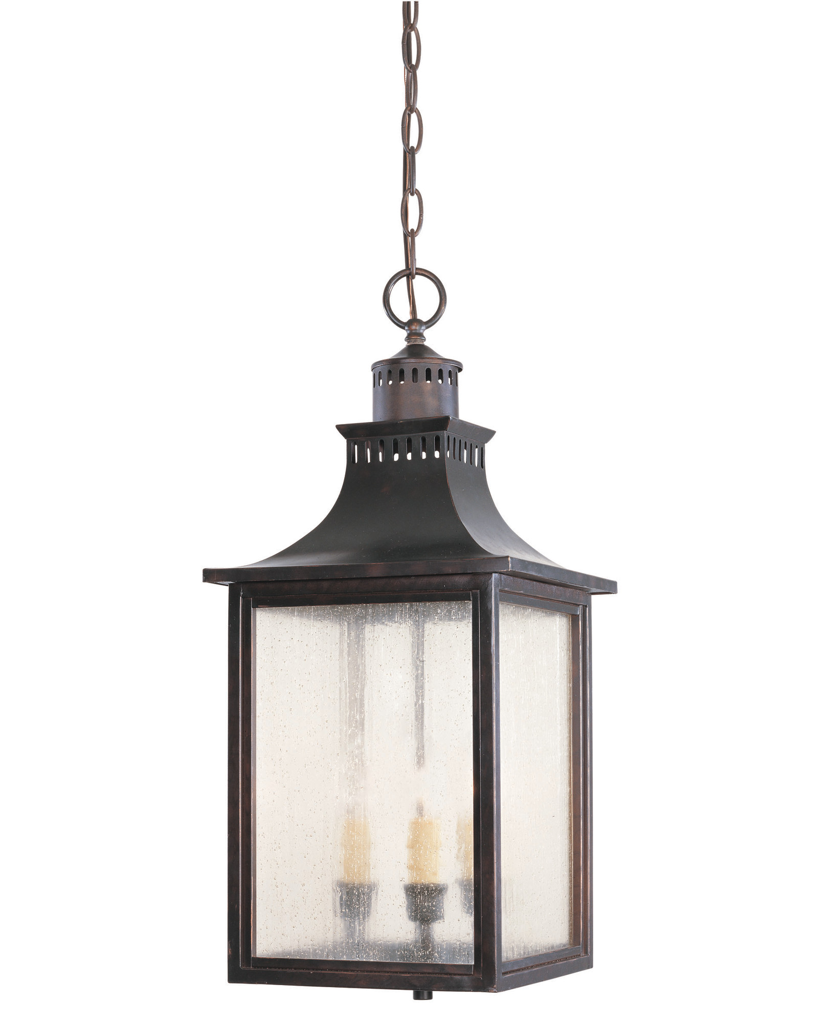 Photos - Floodlight / Street Light SAVOY House 5-256 Monte Grande 3 Light 10" Wide Outdoor Pendant English Bronze Outdoor Lighting Pendants 5-256-13 