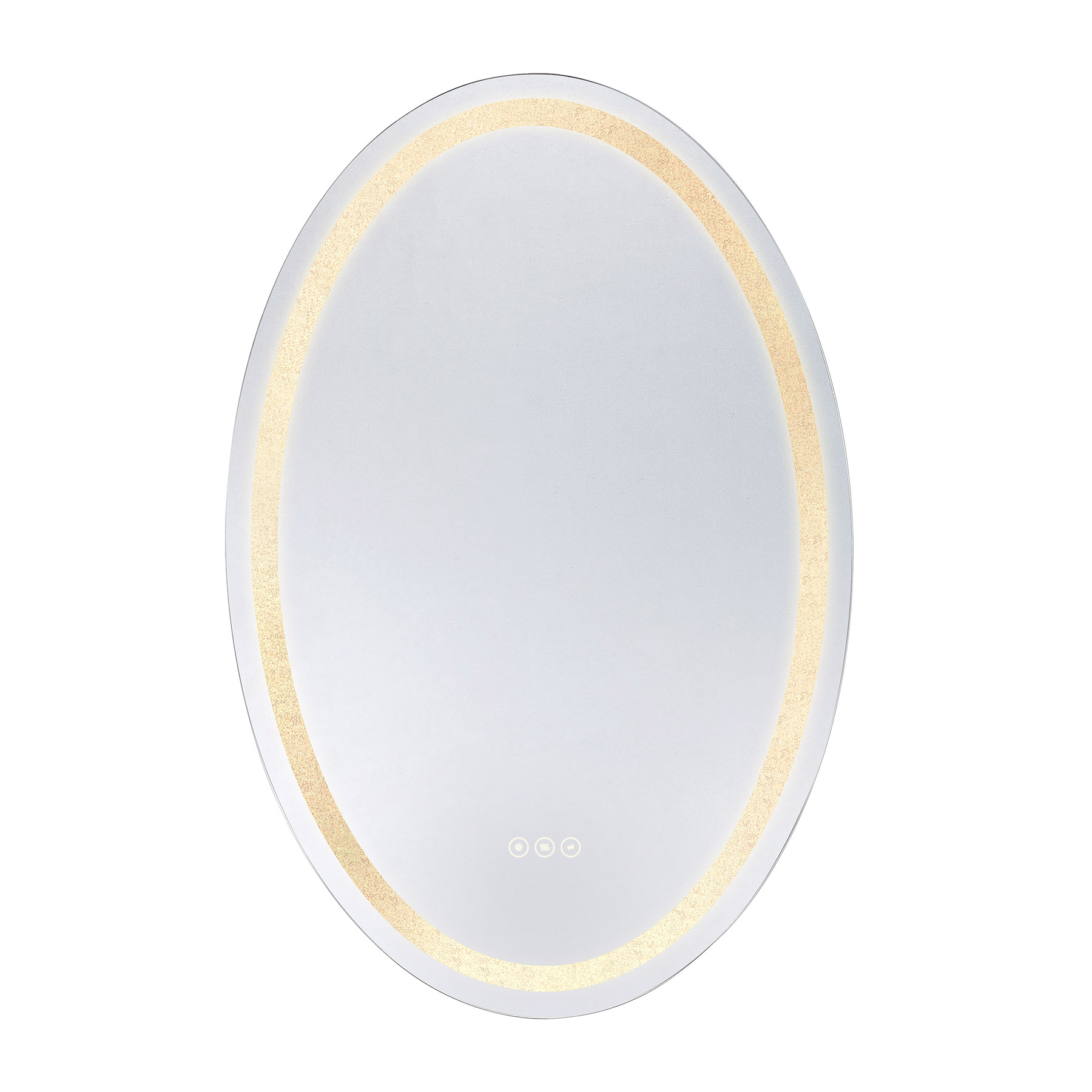 Photos - Bathroom Mirror SAVOY House 2-1223-24X36 Cordova 24"W x 36"H Oval Flat Glass and Metal Wall Mounted  with Lighting Home Decor 