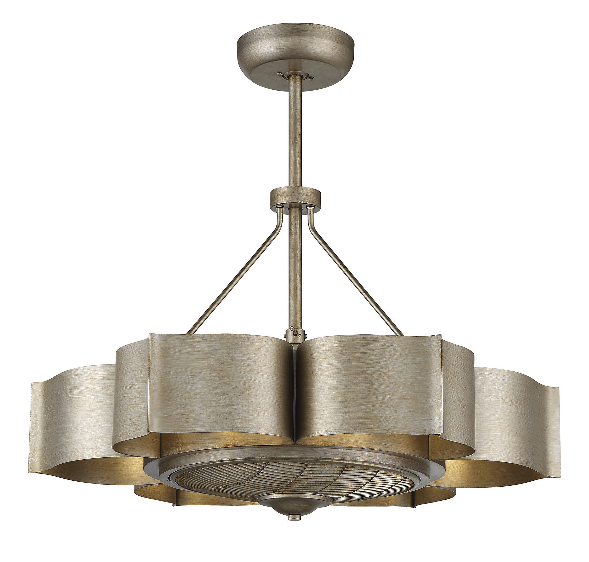 Photos - Fan SAVOY House 39-FD-125 Stockholm 14" LED Indoor Ceiling  with Remote Control Silver Patina s Ceiling s Indoor del 