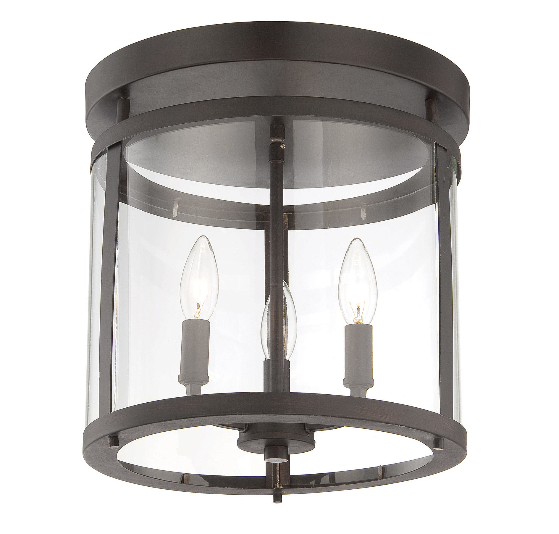Photos - Chandelier / Lamp SAVOY House 6-1043-3 Penrose 3 Light 13" Wide Semi-Flush Ceiling Fixture English Bronze Indoor Lighting Ceiling Fixtures Sem 