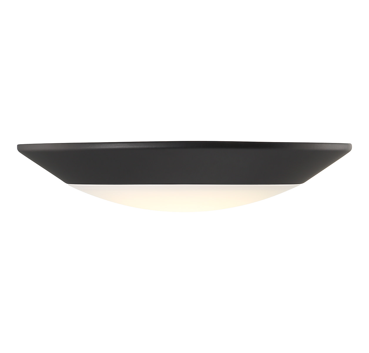 Photos - Chandelier / Lamp SAVOY House 6-2000-6 6" Wide LED Flush Mount Bowl Ceiling Fixture with Shade Black Indoor Lighting Ceiling Fixtures Flush Mo 