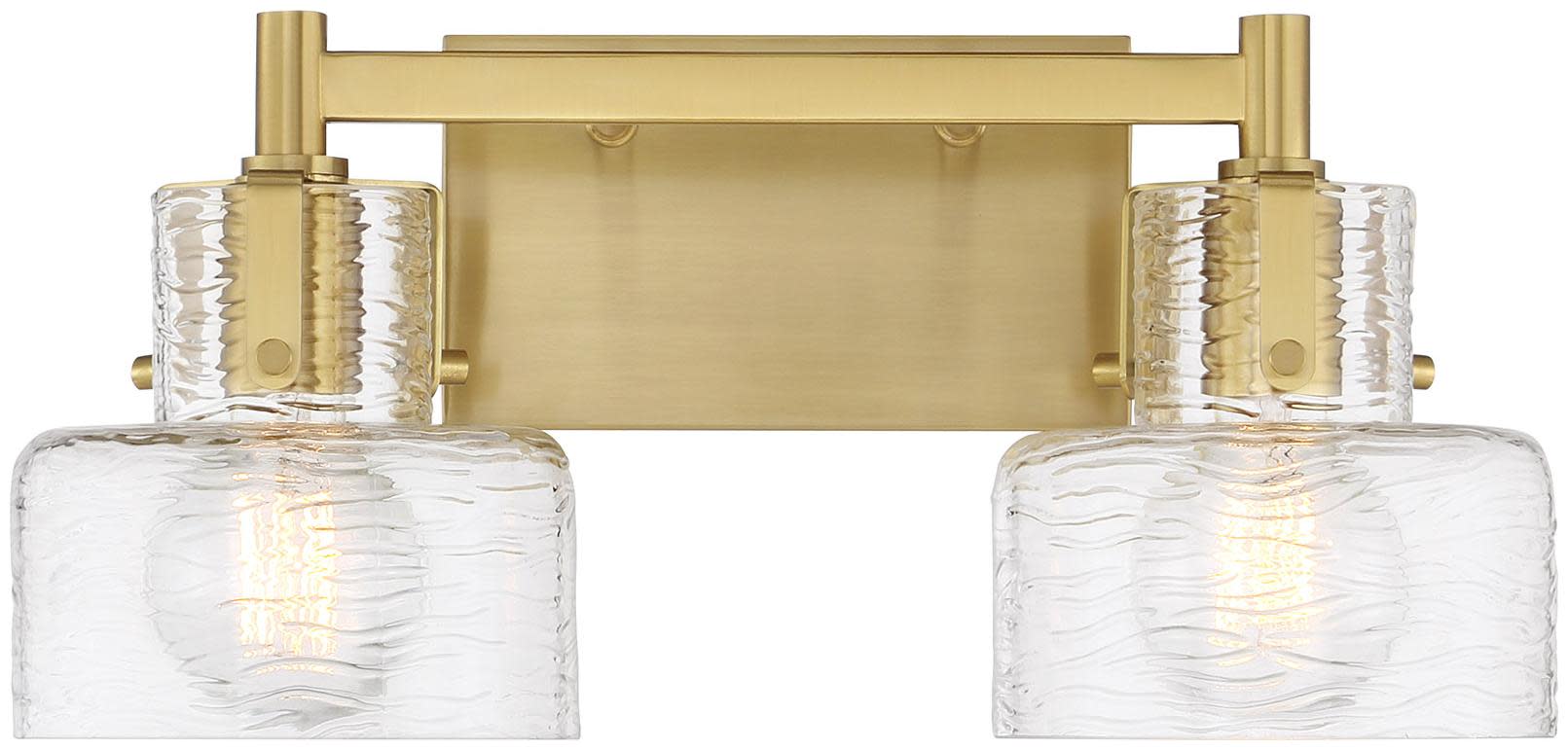 Photos - Chandelier / Lamp Savoy House 8-1030-2 Dover 2 Light 17" Wide Vanity Light Warm Brass Indoor Lighting Bathroom Fixtures Vanity Light 8-1030-2