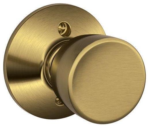 Photos - Door Handle Bell Schlage One-Sided Dummy Door Knob - Antique Brass - F170BEL609 F170BEL609